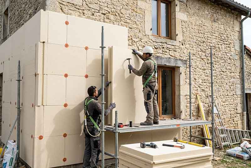 Choisir une solution d'isolation extérieure adaptée aux murs humides